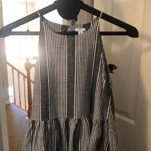 Nordstrom BP Peplum Chambray Tank